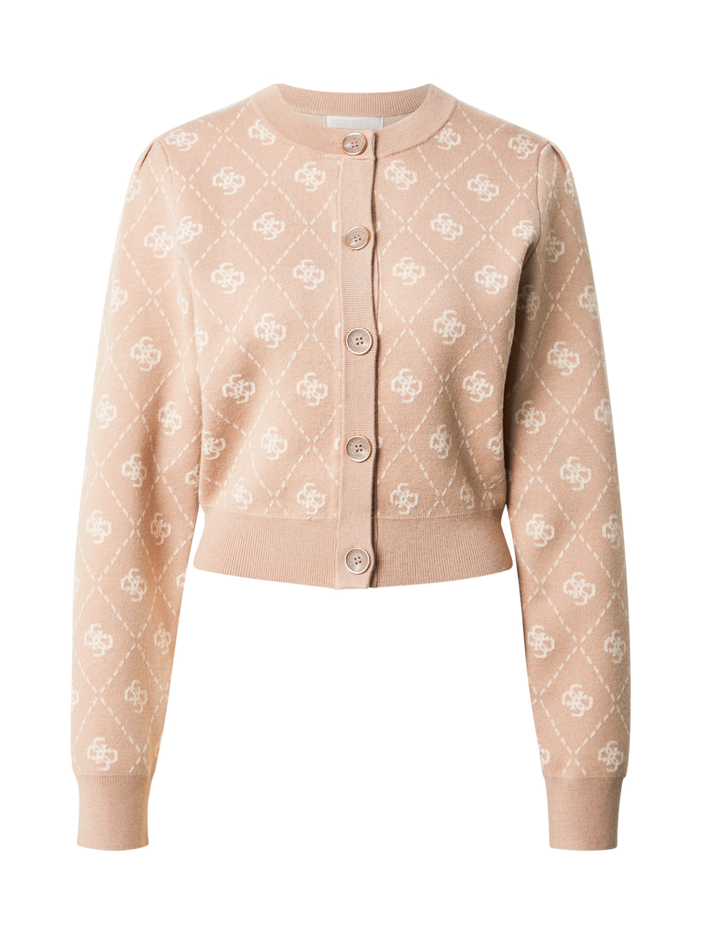 GUESS Kardigán 'SARAH' - Hnedá: predná strana