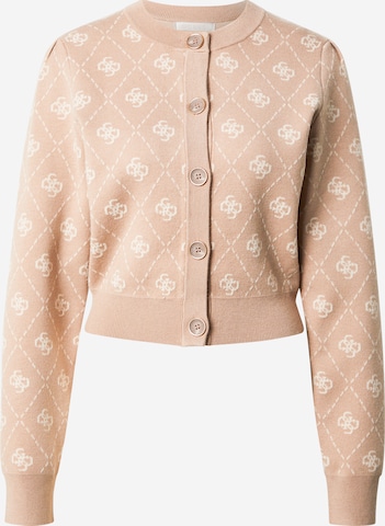 GUESS Вязаная кофта 'SARAH' в Коричневый: спереди