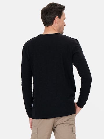 Key Largo Shirt 'HAMILTON STREET' in Schwarz