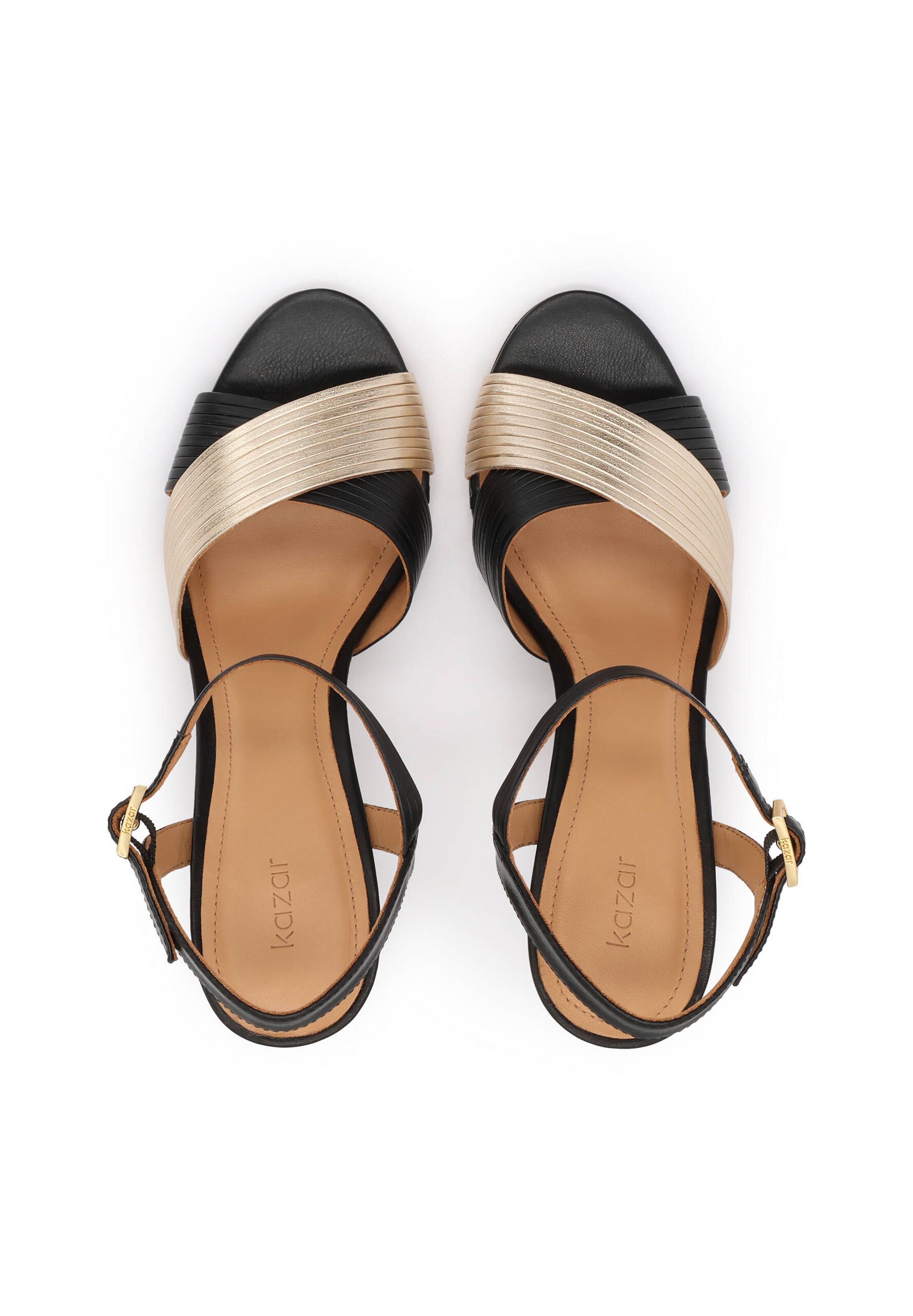 Sandales à lanières Kazar en noir