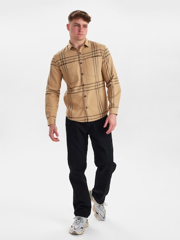 Dxnmxrk Shirt 'DXErvin' in Beige