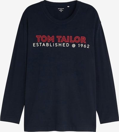 XXXL dydžio Marškinėliai iš TOM TAILOR Men +, spalva – tamsiai mėlyna / raudona / balta, Prekių apžvalga