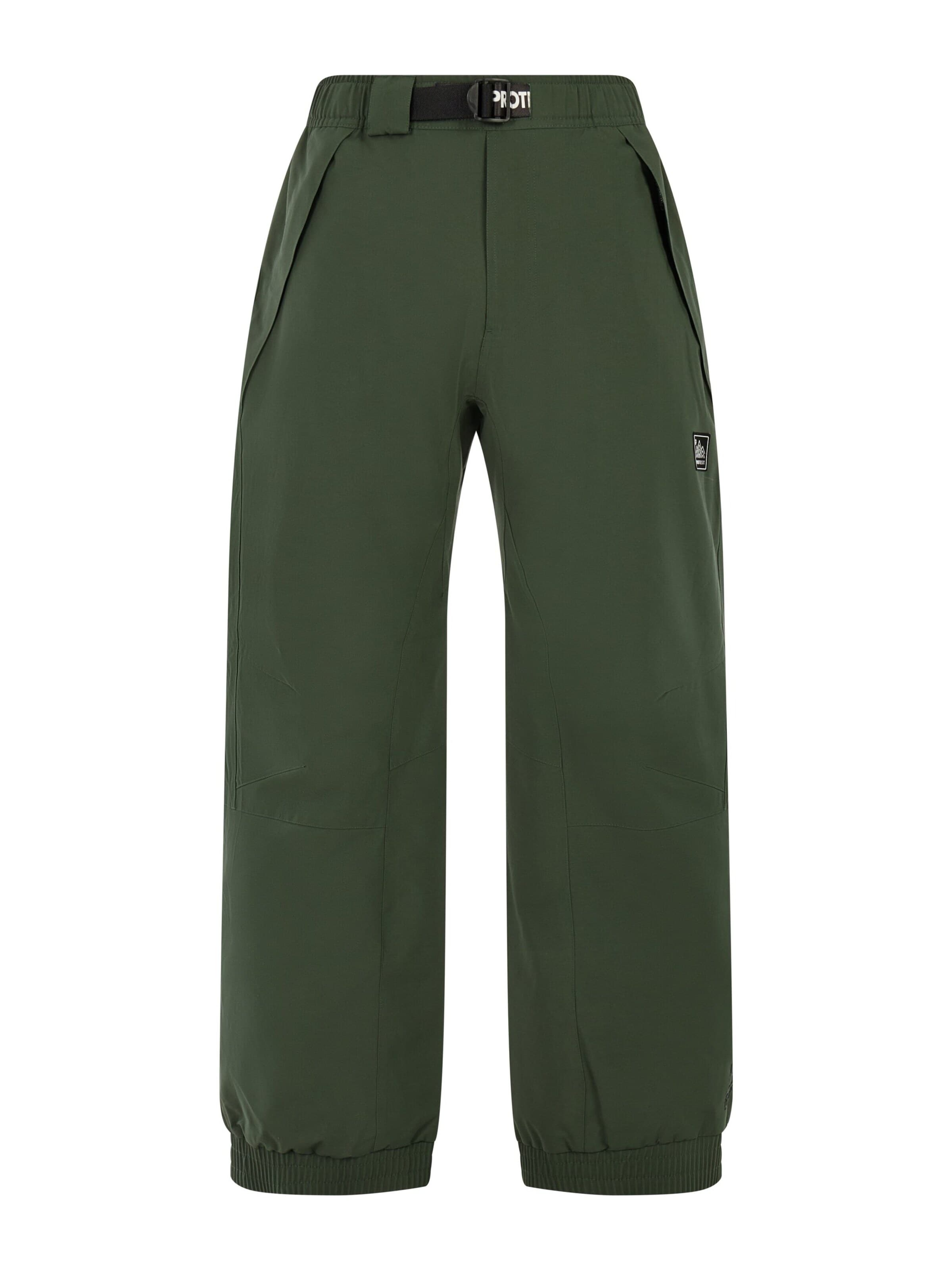 PROTEST Sports trousers 'PRTLuton' in Green: front