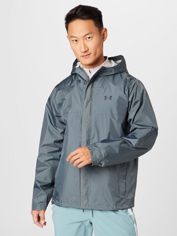 UNDER ARMOUR Athletic Jacket in Grey: front