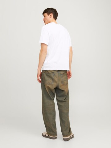 balta JACK & JONES Marškinėliai 'JORFrederiksberg'