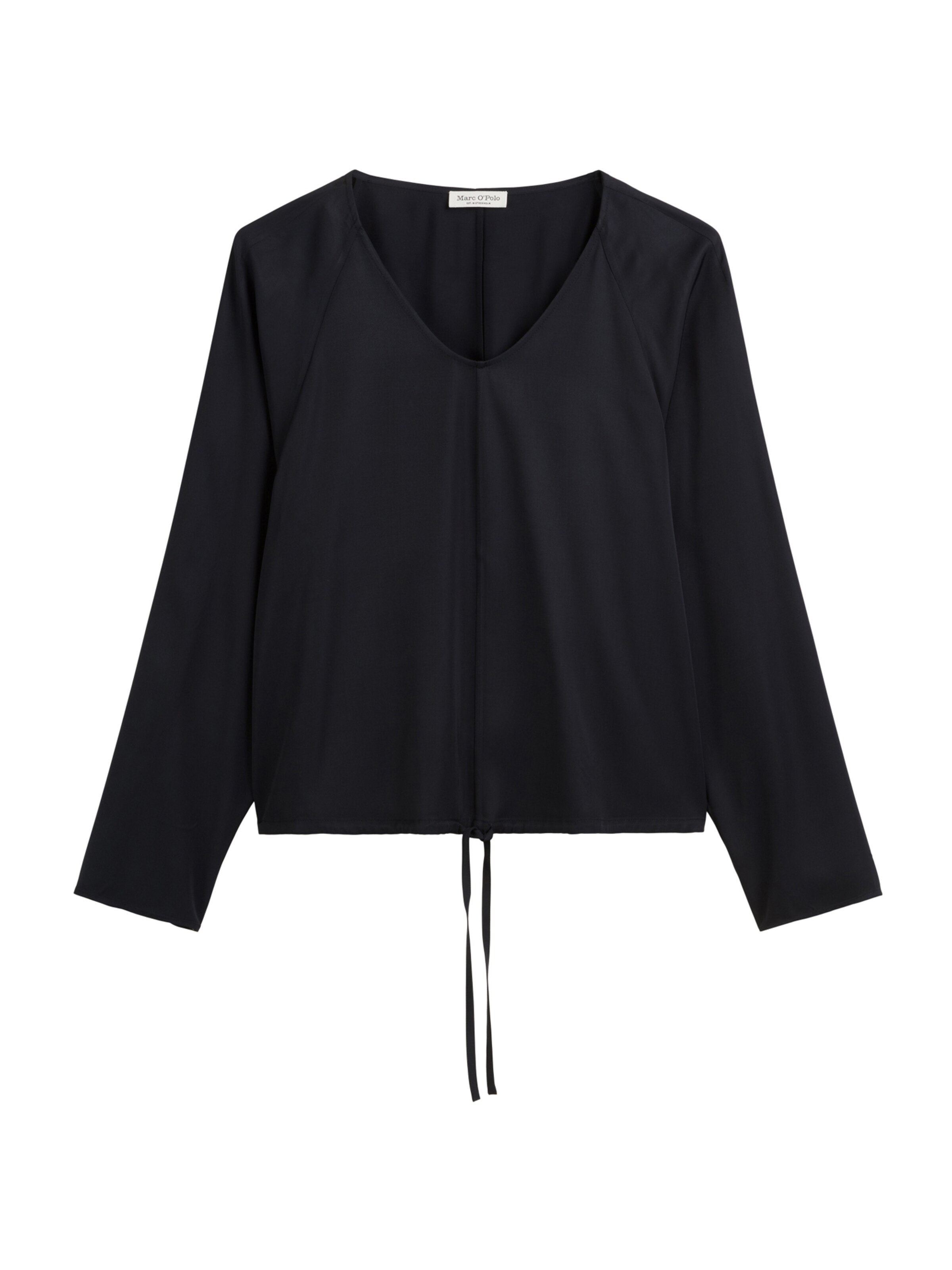 Marc O'Polo Blouse in Zwart: voorkant