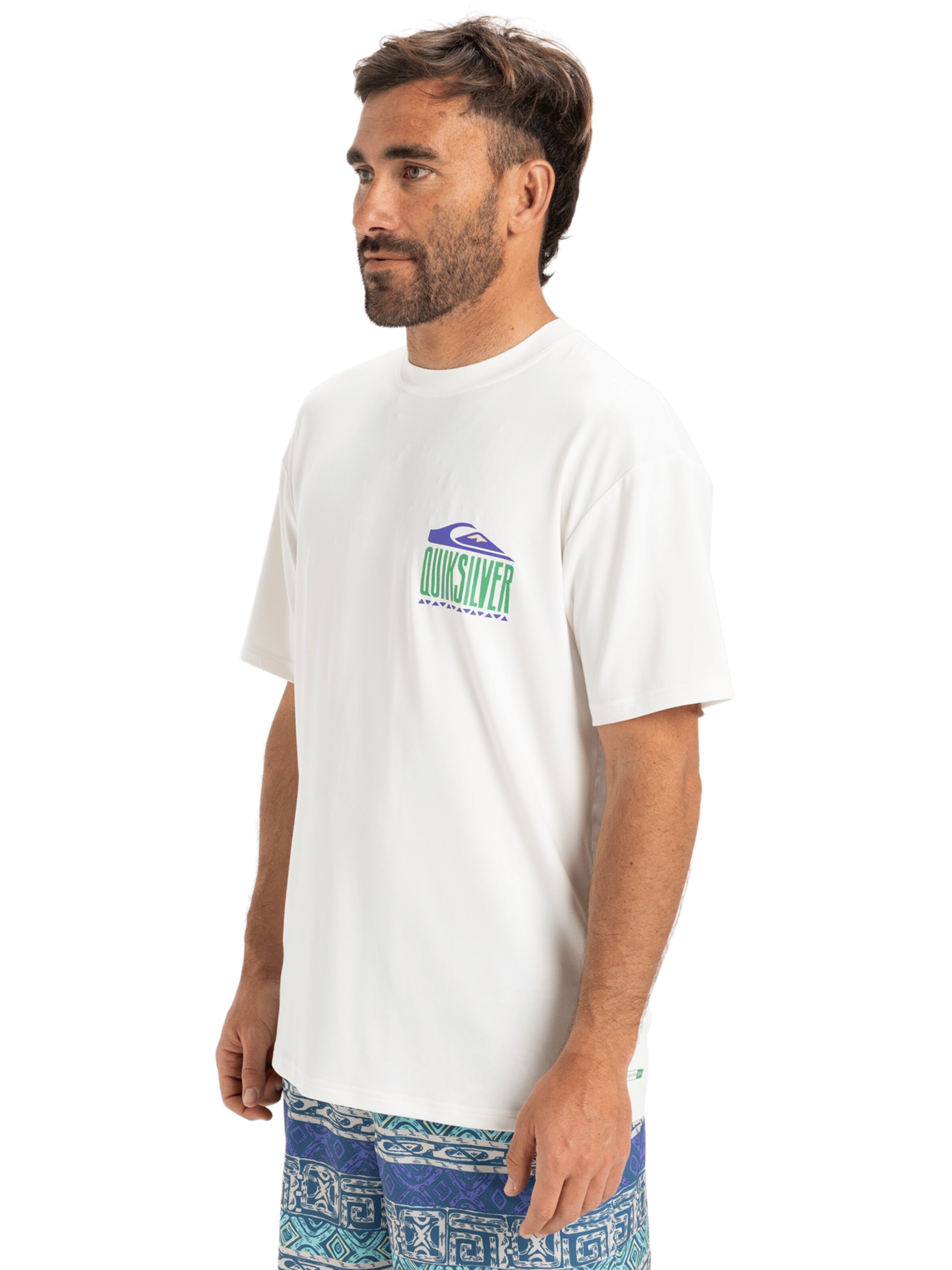 T-Shirt fonctionnel 'Everyday' QUIKSILVER en blanc