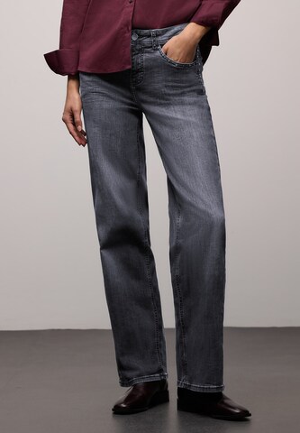 STREET ONE Loose fit Jeans in Grey: front