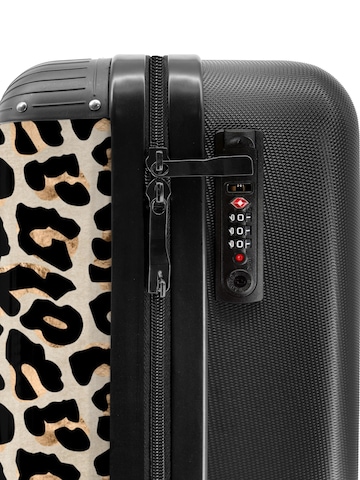 NoBoringSuitcases Trolley 'Panther- Tiere - Frauen' in Grau