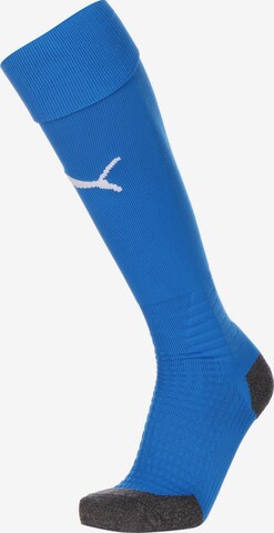 PUMA Soccer Socks 'Team Liga' in Blue: front