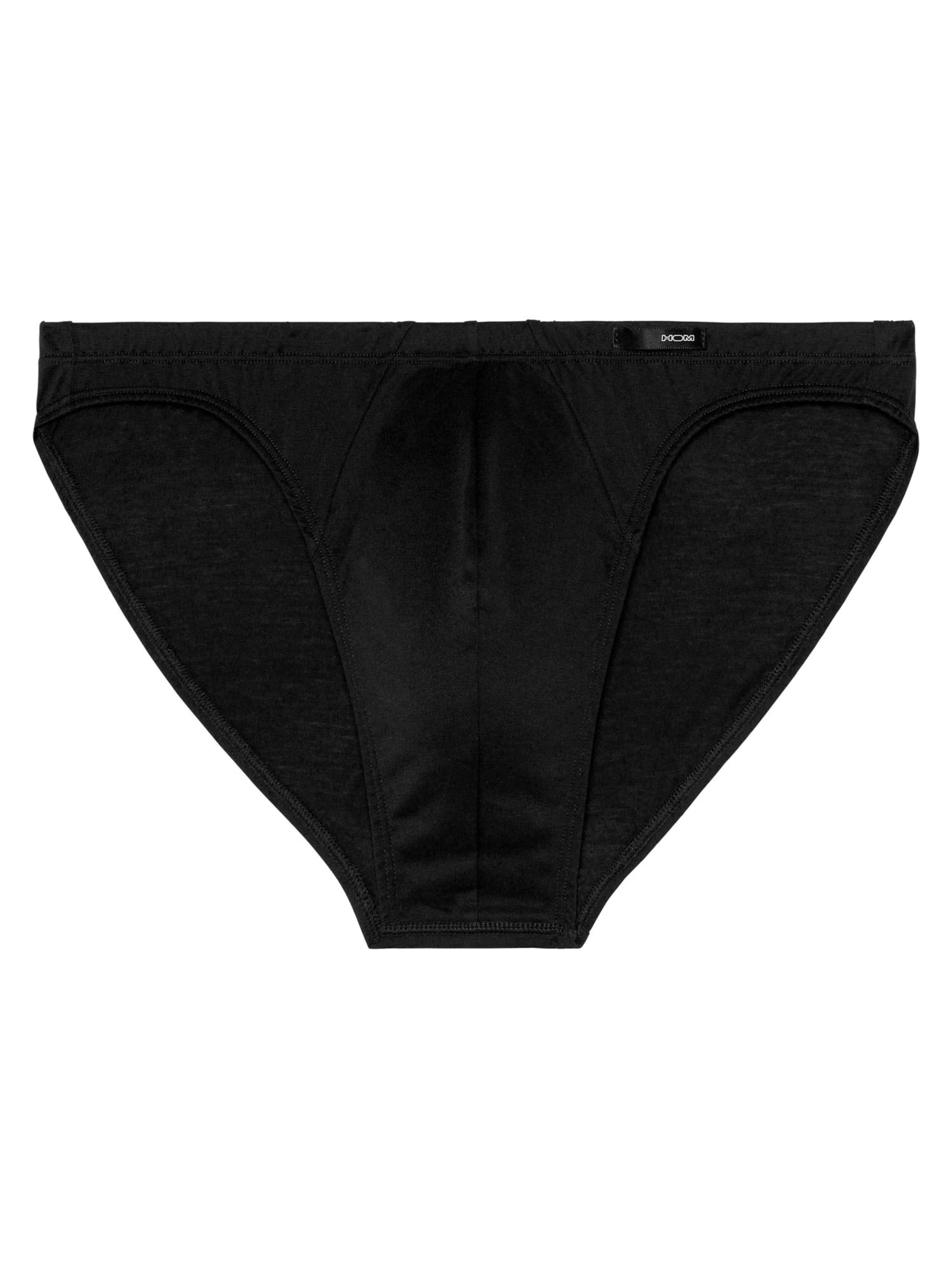 HOM Slip 'Premium Cotton' in Schwarz: Vorderseite