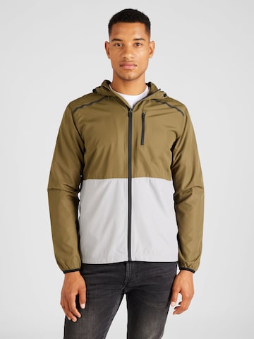 ENDURANCE Athletic Jacket 'Hugoee' in Green: front