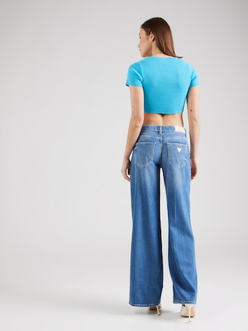 GUESS Wide leg Jeans in Blauw