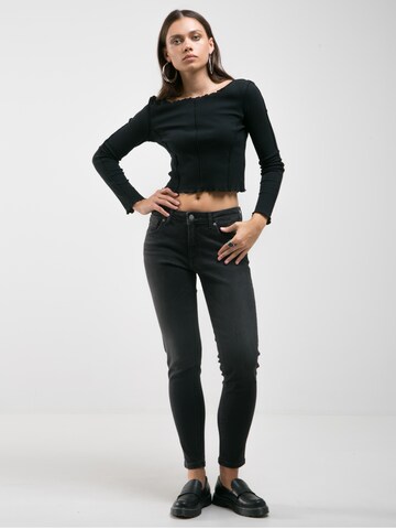 BIG STAR Tapered Jeans 'Maggie' in Grijs