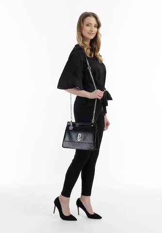 usha BLACK LABEL Handtas in Zwart