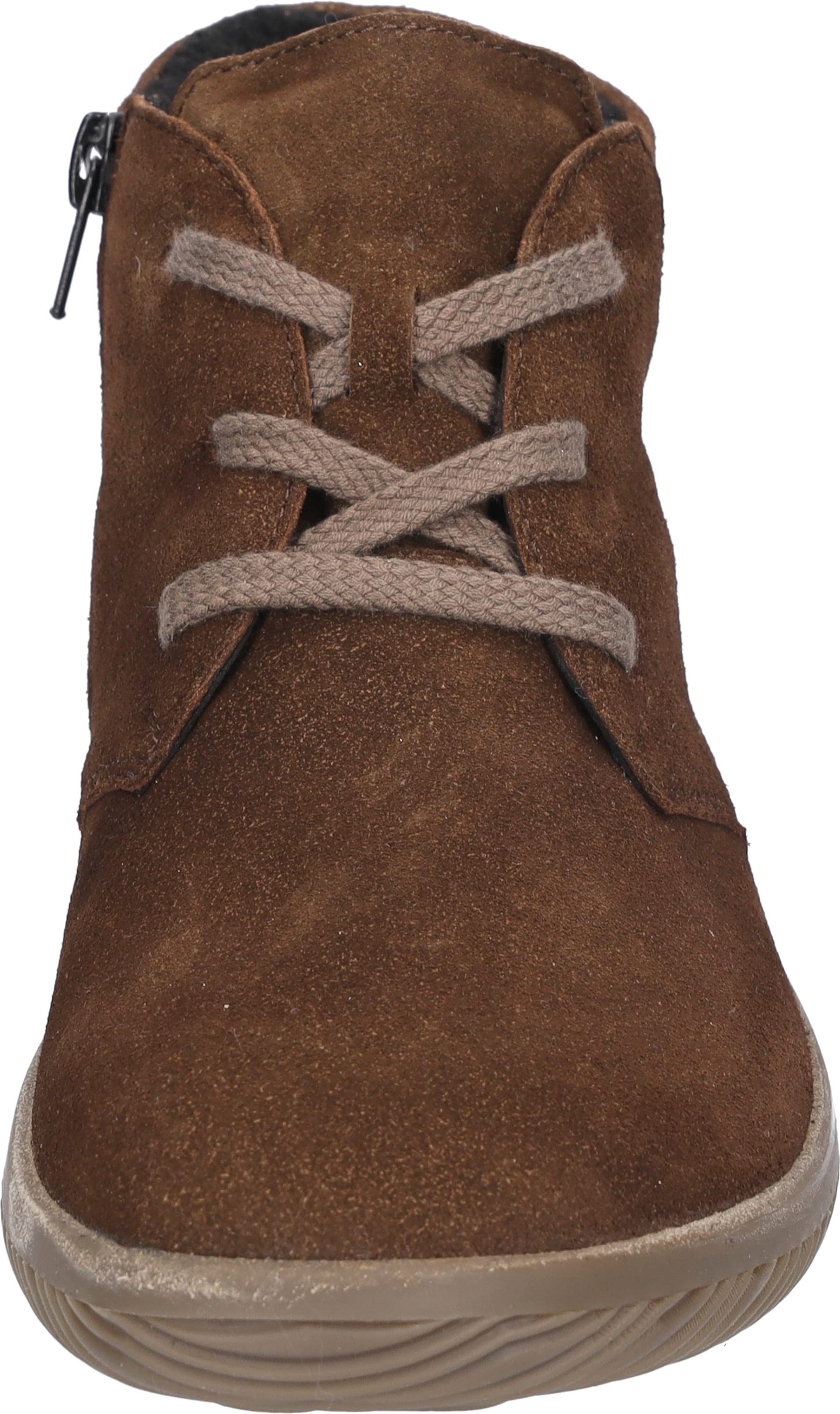 WALDLÄUFER Lace-Up Ankle Boots in Brown