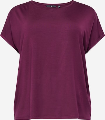 T-shirt 'Aya' Vero Moda Curve en rouge : devant