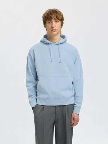 SELECTED Sweatshirt 'SLHLUKE' in Blau
