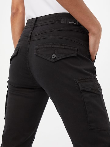 Gang - Slimfit Pantalón vaquero cargo 'Amelie' en negro