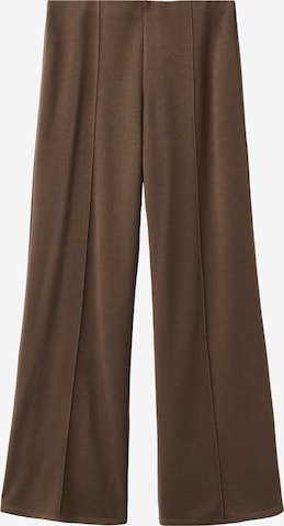 Wide leg Pantaloni 'LUCCA' di MANGO in marrone: frontale