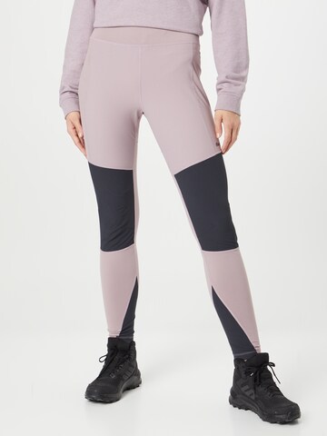 Bergans Skinny Outdoorhose in Lila: predná strana