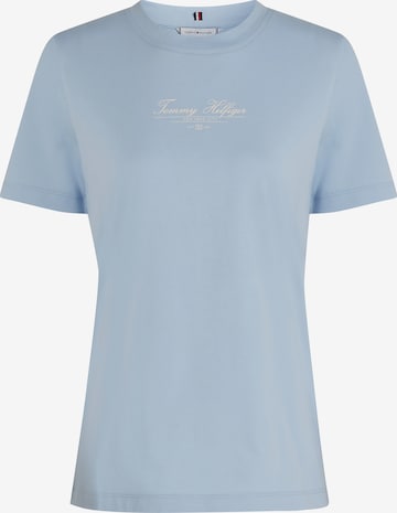 T-shirt TOMMY HILFIGER en bleu : devant