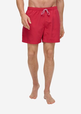 Pantaloncini da bagno di s.Oliver in rosso: frontale