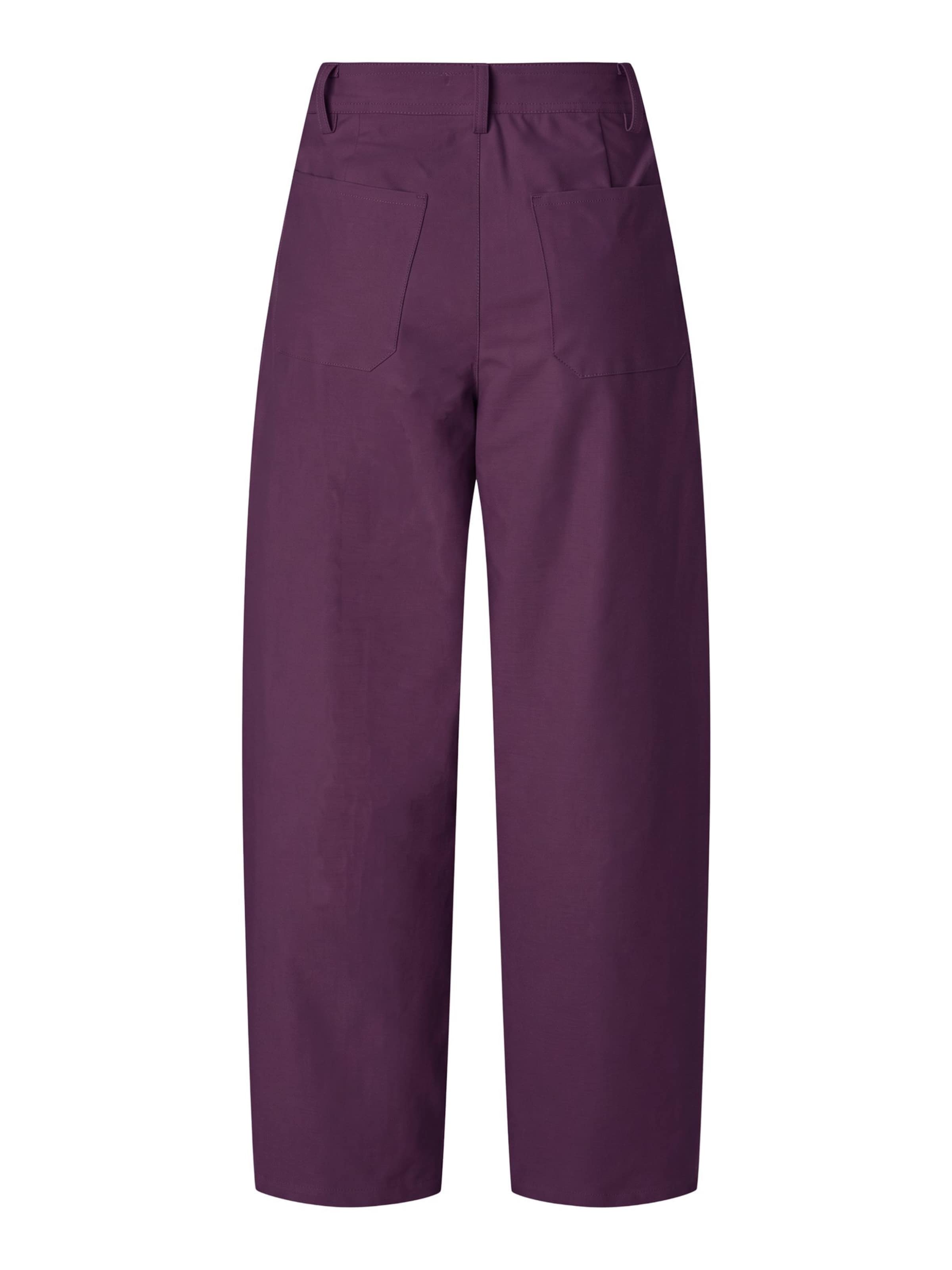 Barrel Pantaloni 'PCRikke' di PIECES in lilla