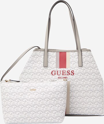 GUESSShopper torba - bijela boja