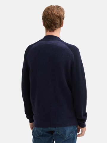 TOM TAILOR Strickjacke in Blau