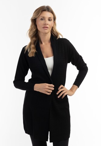 Cardigan Usha en noir : devant