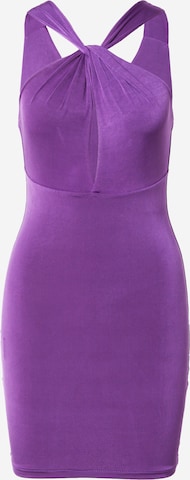 Robe de cocktail 'BABE' WAL G. en violet : devant