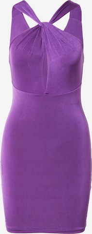 WAL G. Koktejl obleka 'BABE' | vijolična barva: sprednja stran