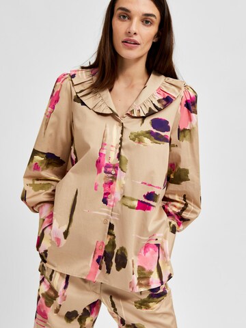SELECTED FEMME Bluzka 'Woodie' w kolorze beżowy