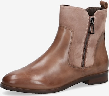 CAPRICE Booties in Beige: front