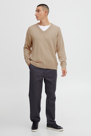 !Solid Sweater 'Durant' in Beige