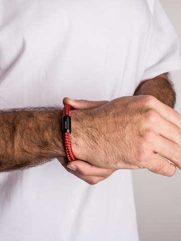 Akitsune Armband 'Portus'‌‌‌‌‌‌ in Rot: Vorderseite
