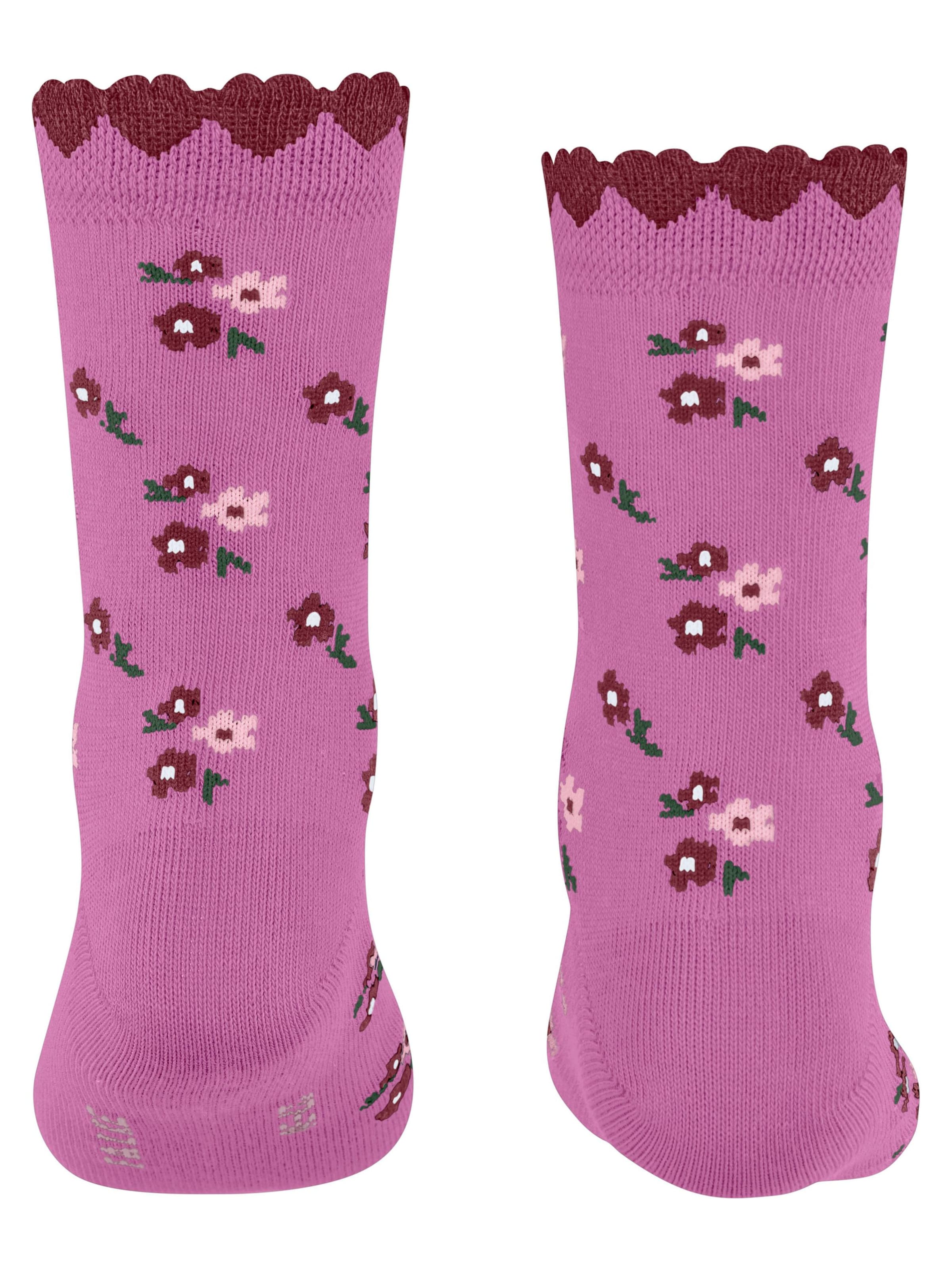 FALKE Socks 'Ditsy Flowers' in Pink
