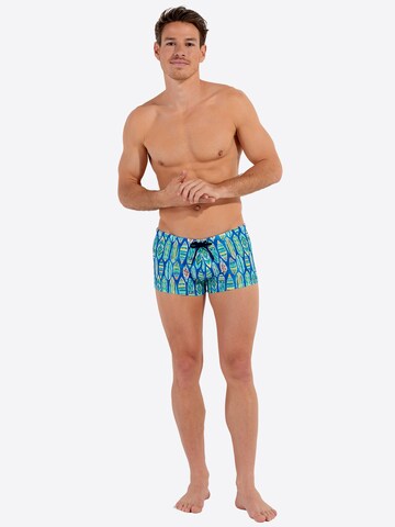 HOM Badehose ' Swim Shorts Marbella ' in Blau