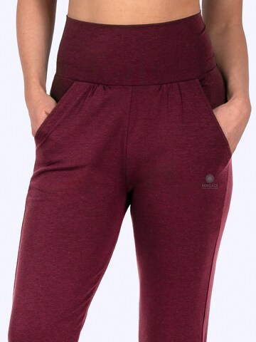 Magadi Regular Workout Pants 'Paula' in Red