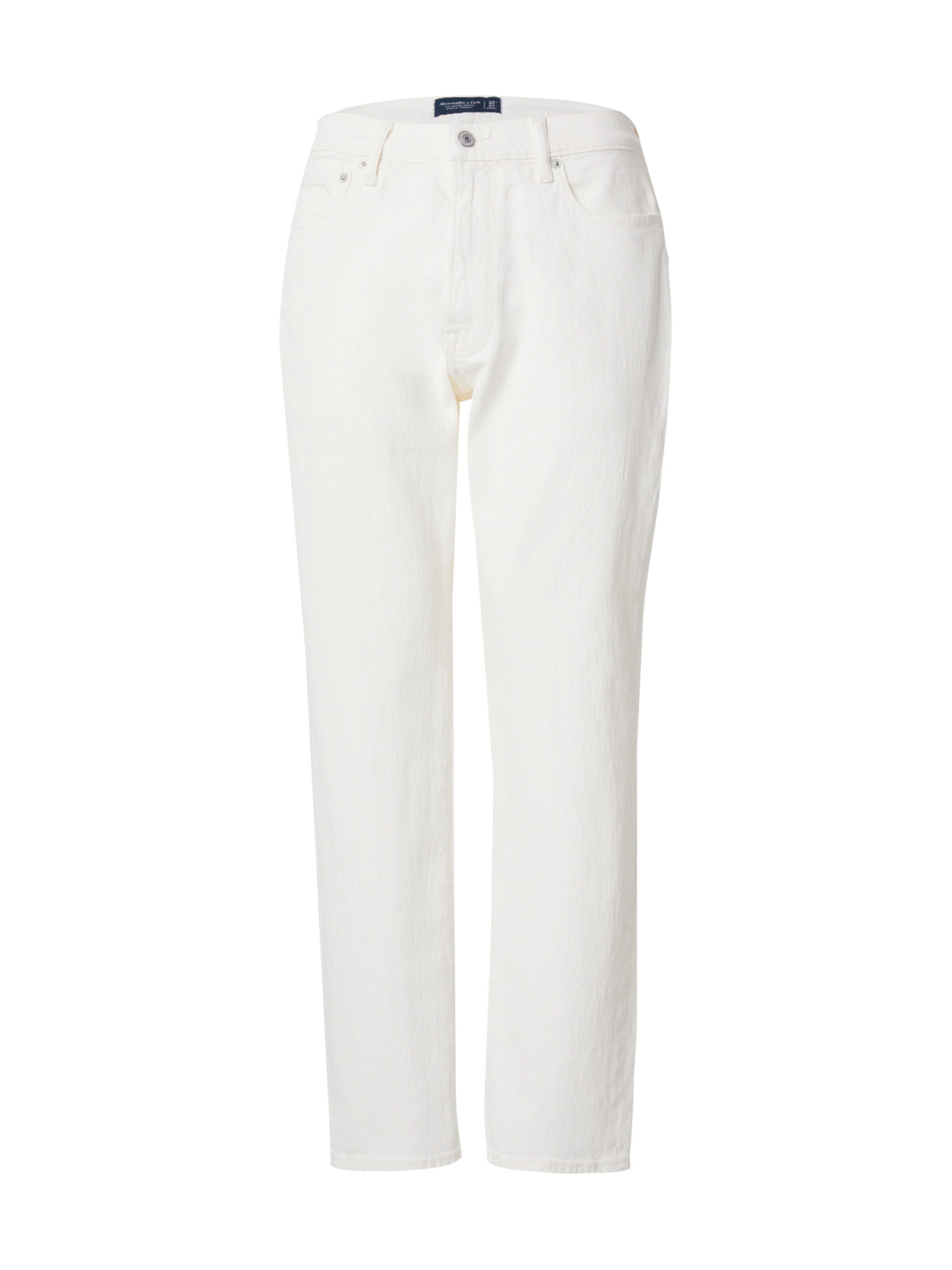 regular Jeans di Abercrombie & Fitch in bianco: frontale