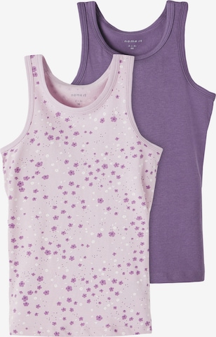 NAME IT Undershirt in Purple: front