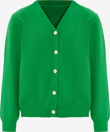 Cardigan SANIKA en vert : devant