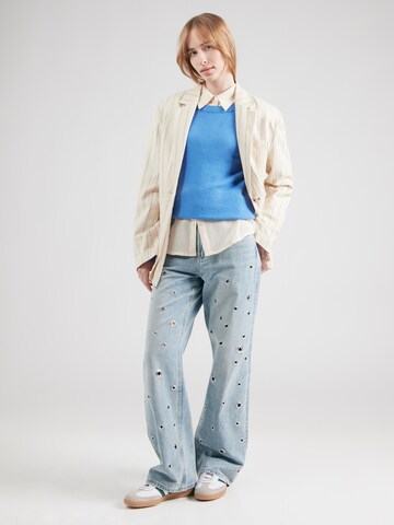 VILA Sweater 'VIRil' in Blue