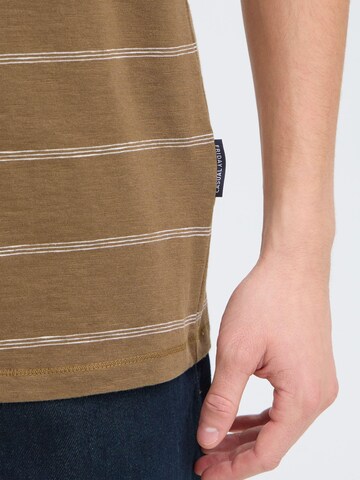 T-Shirt ' CFLie ' Casual Friday en marron