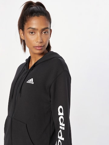 Veste de survêtement 'Essentials' ADIDAS SPORTSWEAR en noir