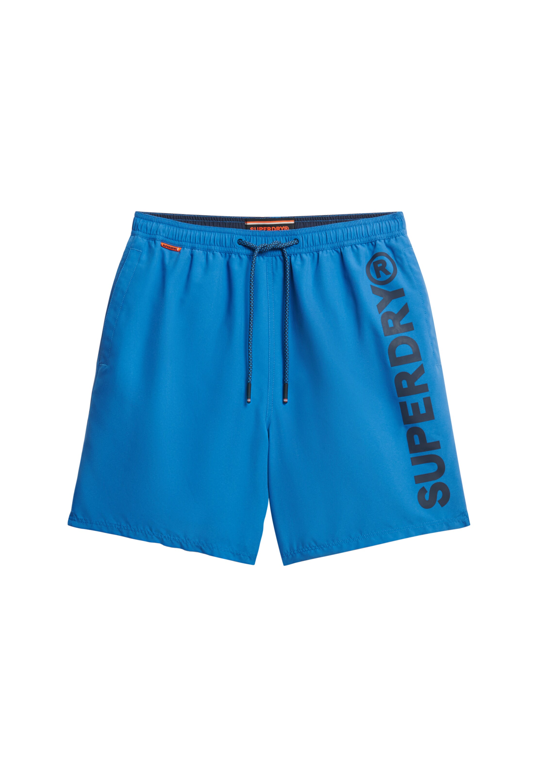 Shorts de bain Superdry en bleu : devant