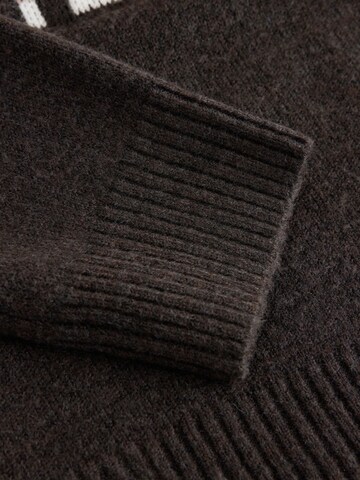 Next Sweter w kolorze brązowy