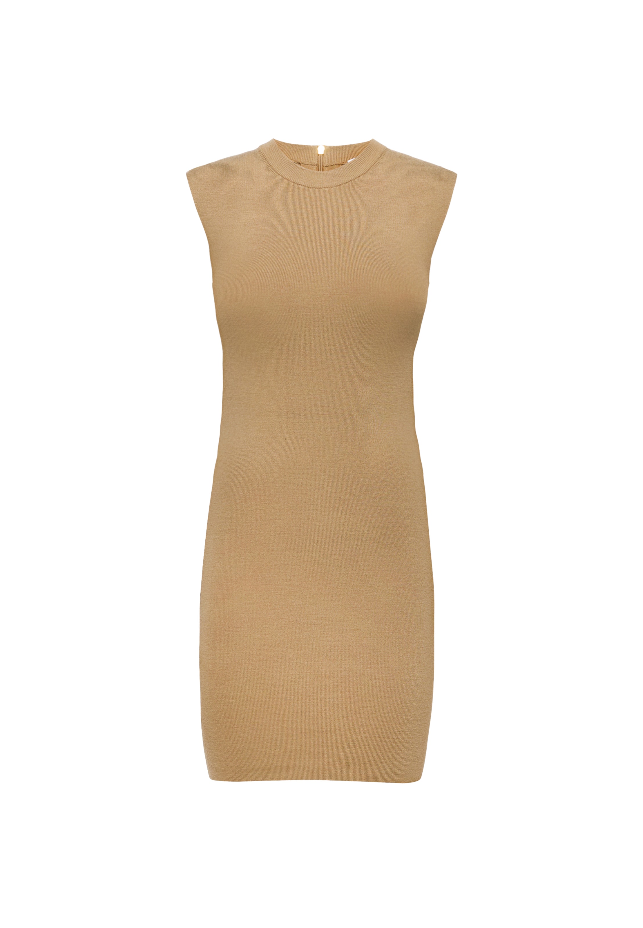 MICHAEL Michael Kors - Vestido de gala 'MERINO' en marrón: frente