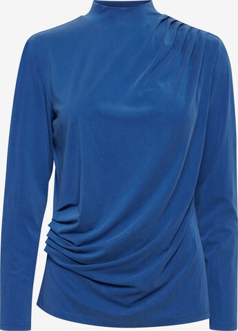 PULZ Jeans Shirt 'Lippa' in Blauw: voorkant